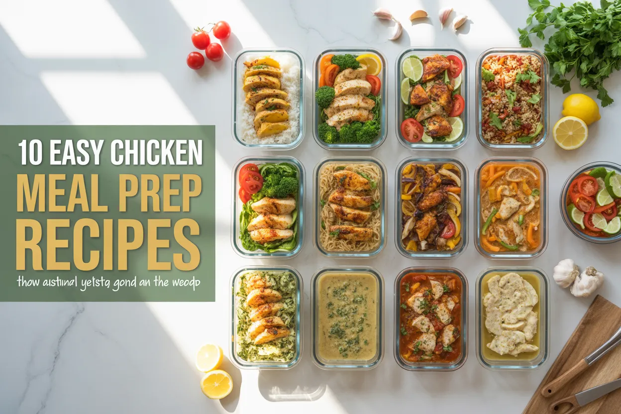 10 Easy Chicken Meal Prep Recipes That Actually Taste Good All Week
