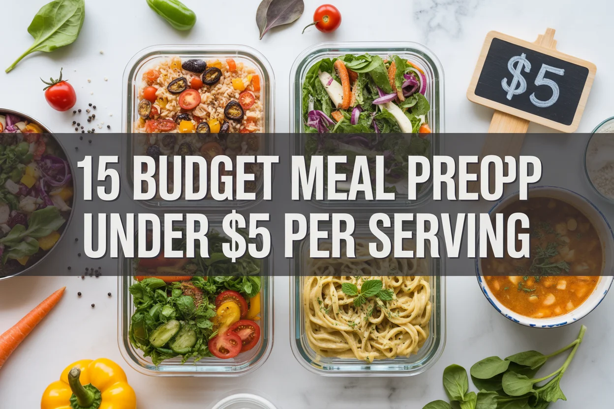 15 Budget Meal Prep Recipes Under $5 Per Serving