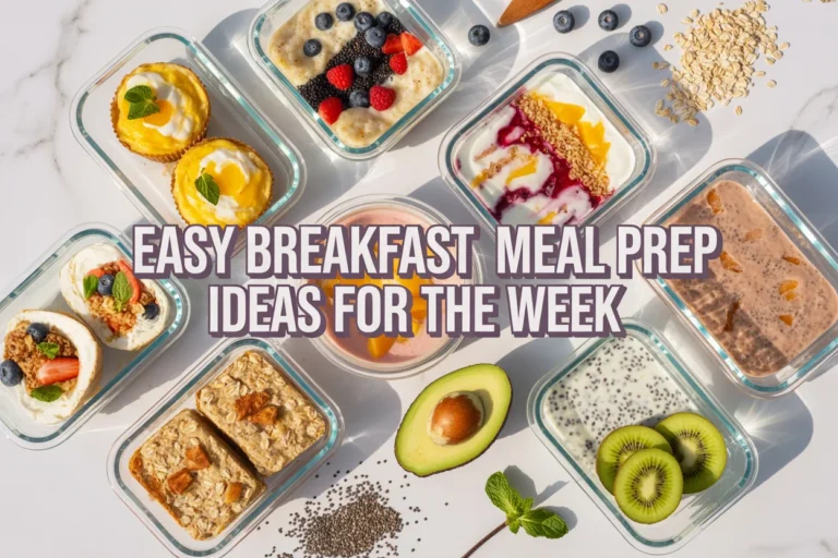 Easy Breakfast Meal Prep Ideas for the Week