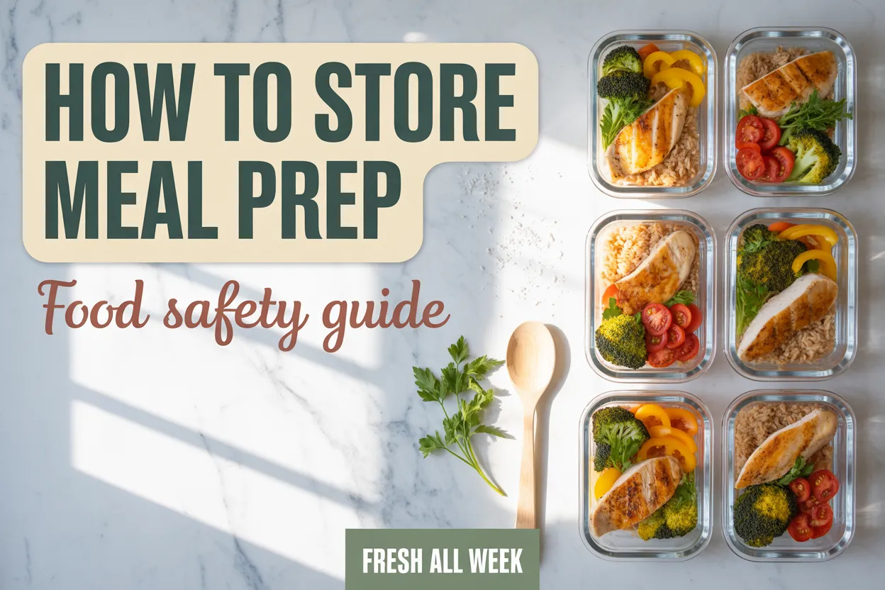 How to Store Meal Prep Food Safety Guide (That Actually Keeps Meals Fresh)