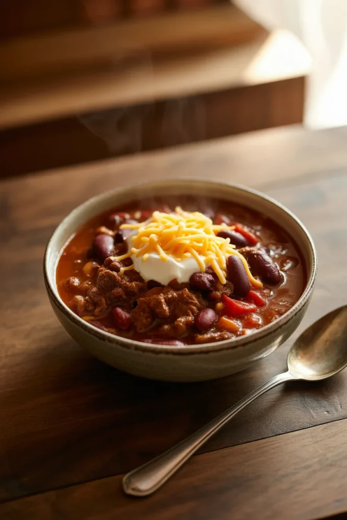 Quick 10-minute beef chili recipe for budget meal prep under $5