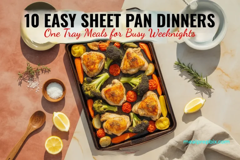 Sheet Pan Dinners 10 Easy One Tray Meals