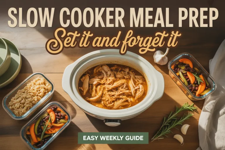 Slow Cooker Meal Prep Set It and Forget It