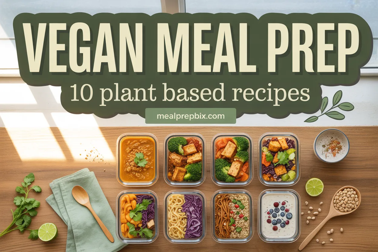 Vegan Meal Prep 10 Plant Based Recipes That Actually Taste Good All Week