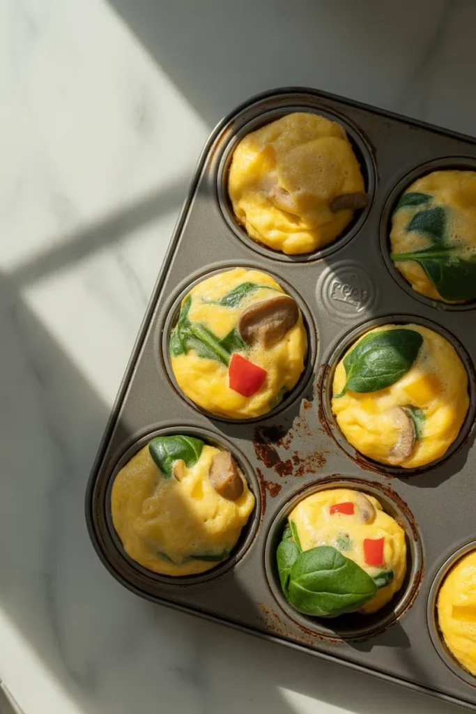 high protein egg muffin cups for breakfast meal prep — easy weight loss meal prep idea